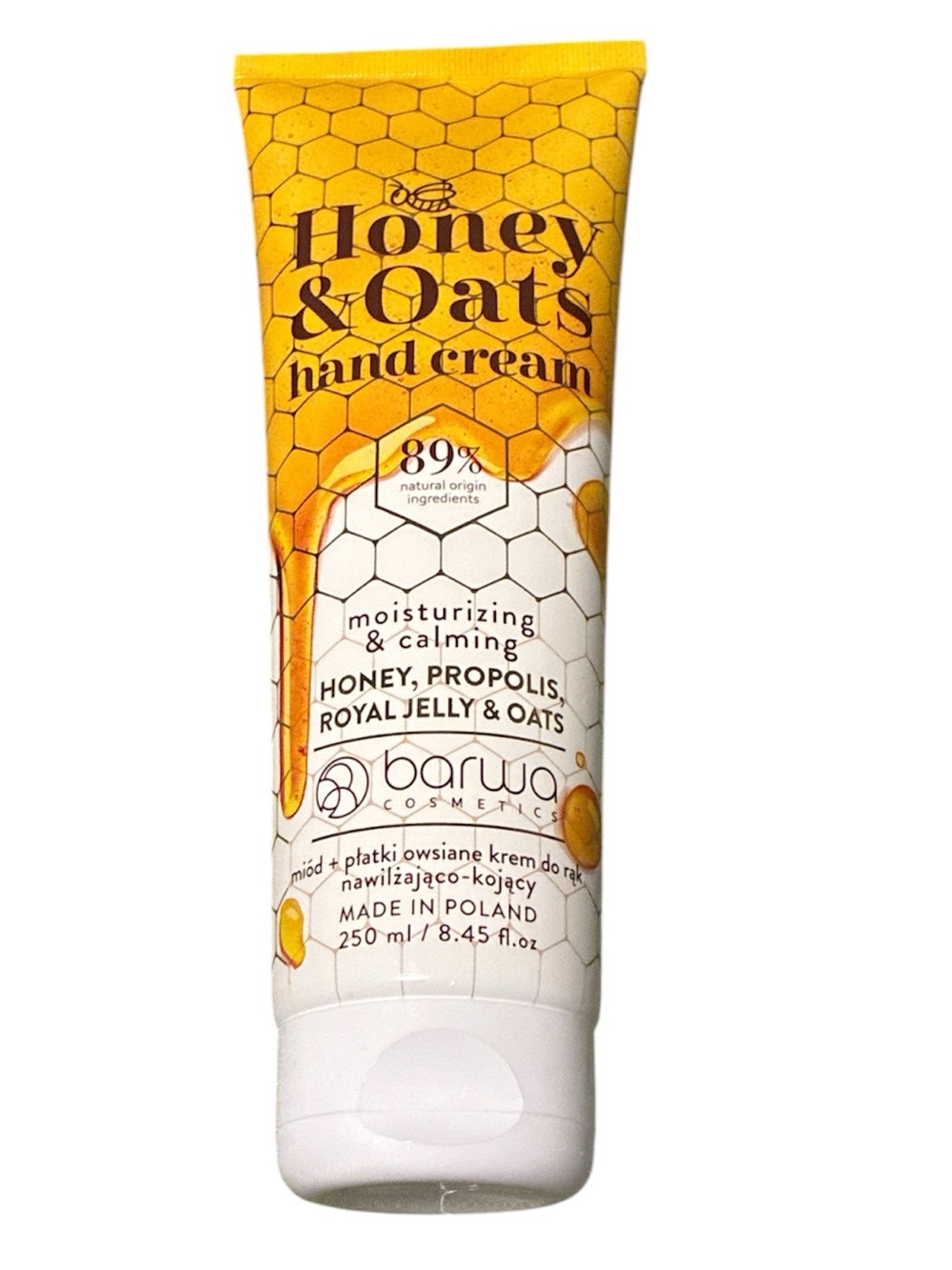 Barwa Honey & Vanilla Hand Cream 8.45 fl oz Moisturizing MADE IN POLAND
